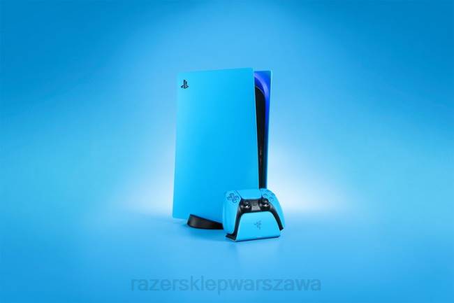 podstawka szybkiego ładowania do konsoli PS5 Razer ZF64171 niebieski konsola