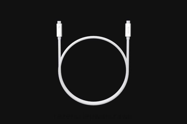 Kabel Thunderbolt 4 Razer ZF6422 biały komponent komputera