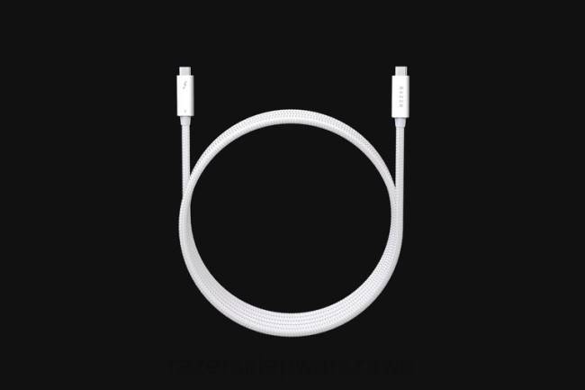 Kabel Thunderbolt 4 Razer ZF6424 biały komponent komputera